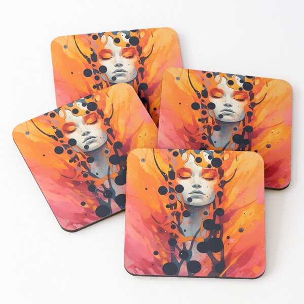 Item preview, Vibrant Colorful Artistic Modern Abstract Stylized Expressive Surreal designed and sold by 7FloydStore.