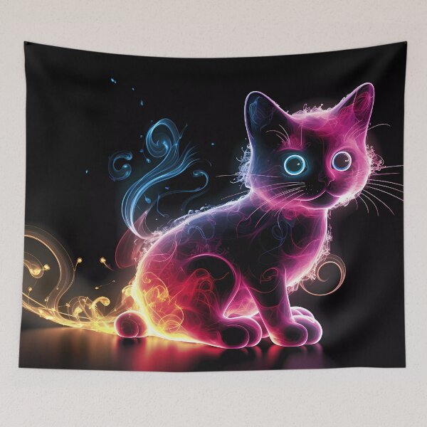 Item preview, "Dragon Cat: In the two quantum states" designed and sold by Art-Vortex-fr.