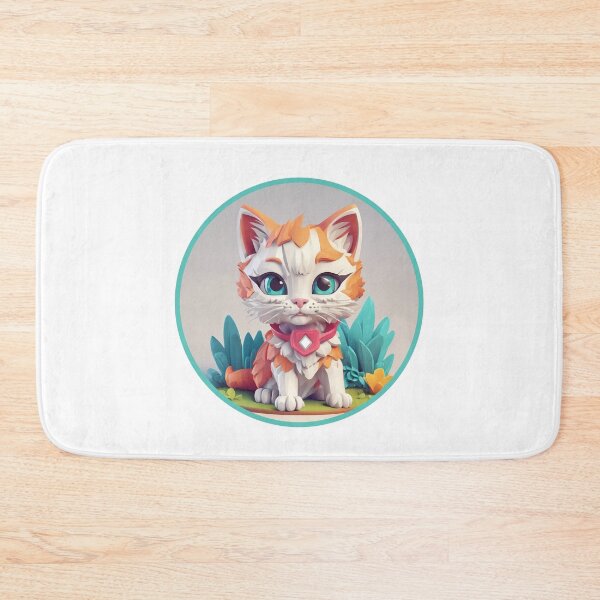 Item preview, Polygonal Orange Tailed Kitten - Chic Chat Créations Ref.113 designed and sold by ChicChat.