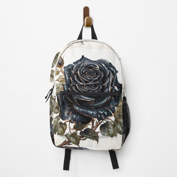 Item preview, Ornate single black rose with color accents designed and sold by dcrc.