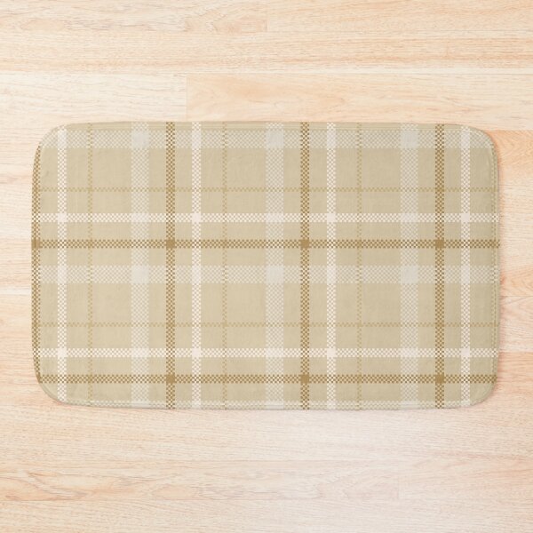 Item preview, Beige, Brown and Off-white Plaid - Geometric Print designed and sold by RSDigitalPrintDesign.