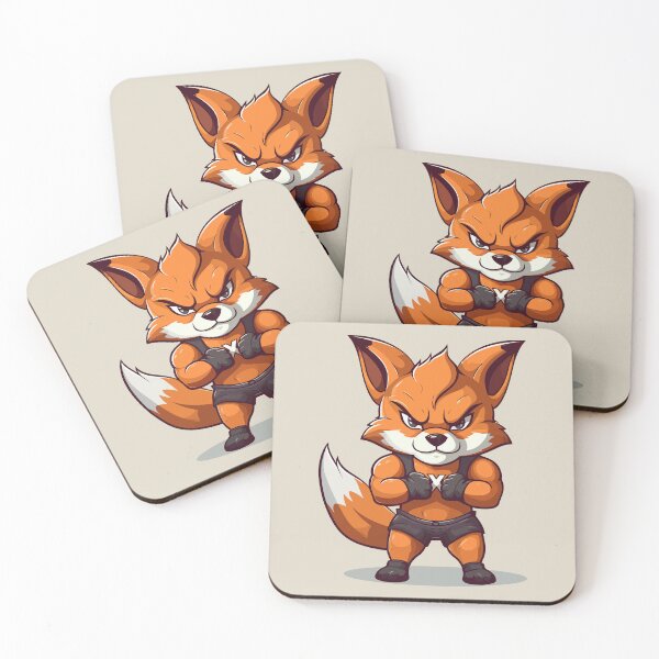 Item preview, Cute Bodybuilder Fox designed and sold by Amir Faysal.