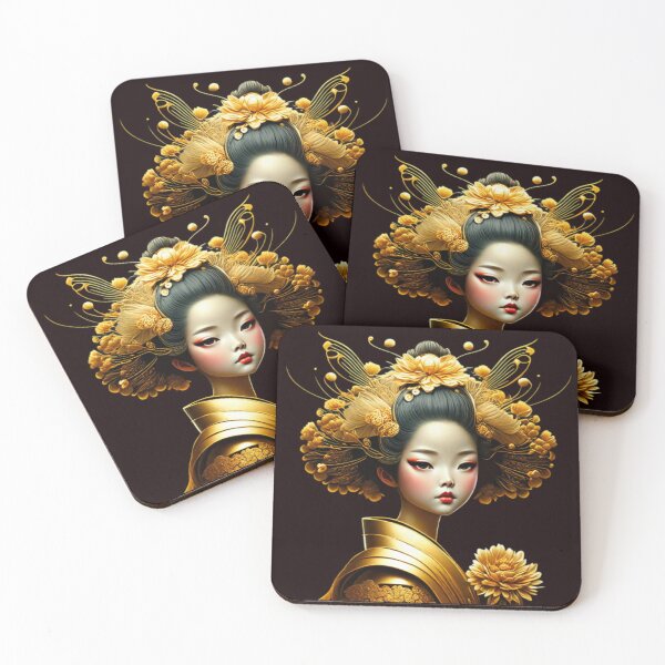 Item preview, Geisha With Gold Detail designed and sold by vuslatmedia.
