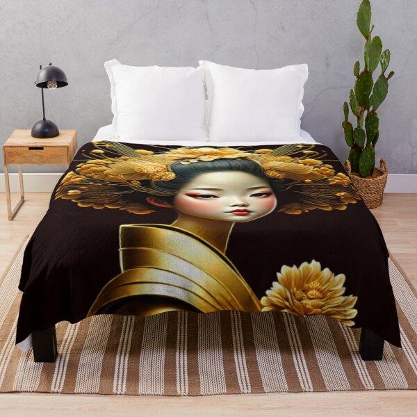 Item preview, Geisha With Gold Detail designed and sold by vuslatmedia.
