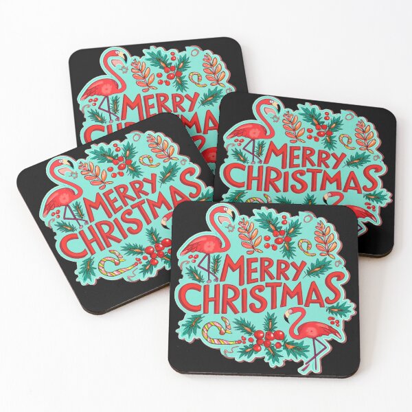 Item preview, flamingo christmas enthusiasts designed and sold by The  Knick Knack Nook.