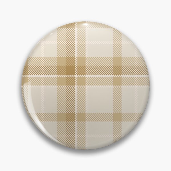 Item preview, Beige, Brown and Off-white Plaid - Geometric Print designed and sold by RSDigitalPrintDesign.