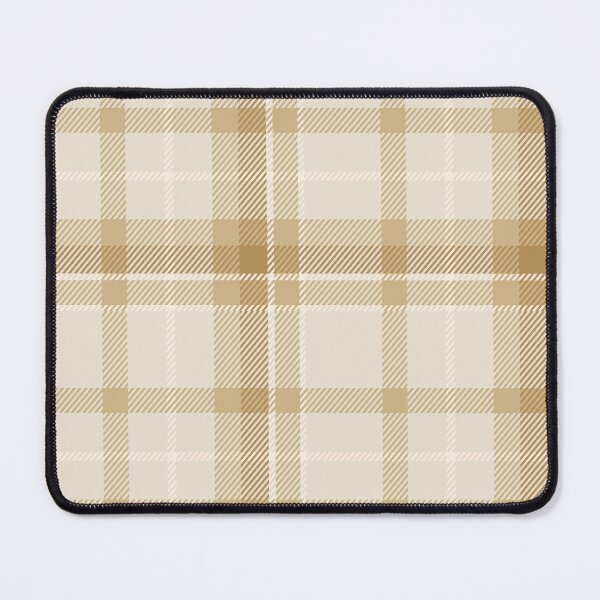 Item preview, Beige, Brown and Off-white Plaid - Geometric Print designed and sold by RSDigitalPrintDesign.