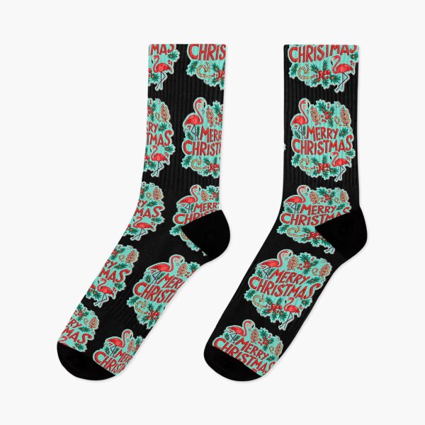 Item preview, flamingo christmas enthusiasts designed and sold by The  Knick Knack Nook.