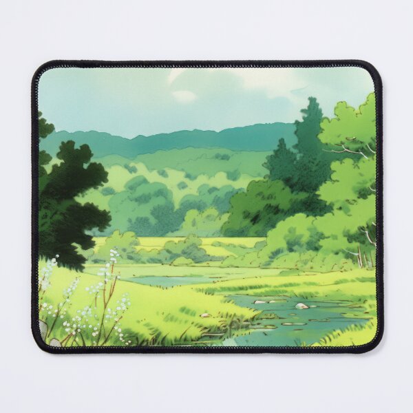 Item preview, 80s Retro Anime Forest Landscape designed and sold by Animania-AnimeS.