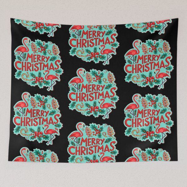 Item preview, flamingo christmas enthusiasts designed and sold by The  Knick Knack Nook.