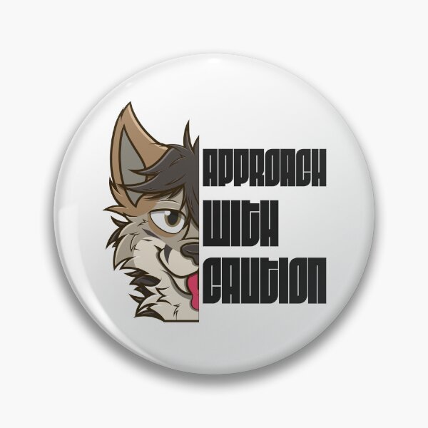 Item preview, Approach with Caution (Black) designed and sold by RayhamTheDoggo.