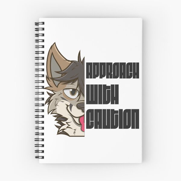 Item preview, Approach with Caution (Black) designed and sold by RayhamTheDoggo.