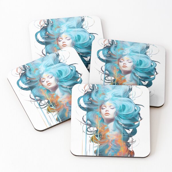 Item preview, Vibrant Colorful Artistic Modern Abstract Stylized Expressive Surreal designed and sold by 7FloydStore.