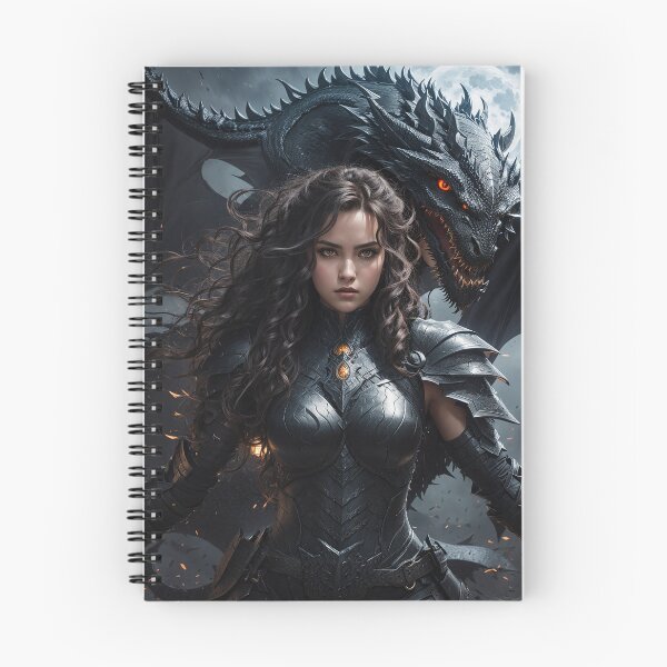 Item preview, Ryujin and Woman Warrior - Dynamic Fusion of Mythical Power and Fearless Strength designed and sold by Fafa ND.