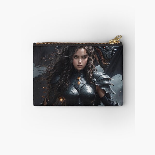 Item preview, Ryujin and Woman Warrior - Dynamic Fusion of Mythical Power and Fearless Strength designed and sold by Fafa ND.
