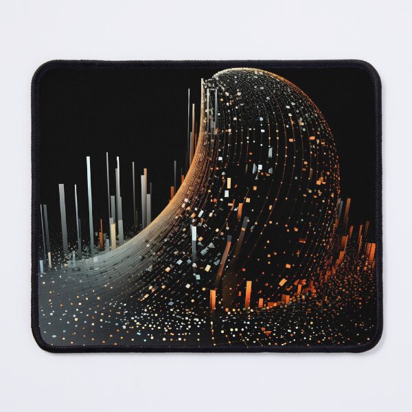 Item preview, Dark digital 3 dimensional abstract print designed and sold by dcrc.