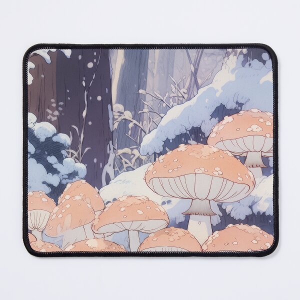 Item preview, 80s Retro Anime Mushrooms Landscape designed and sold by Animania-AnimeS.