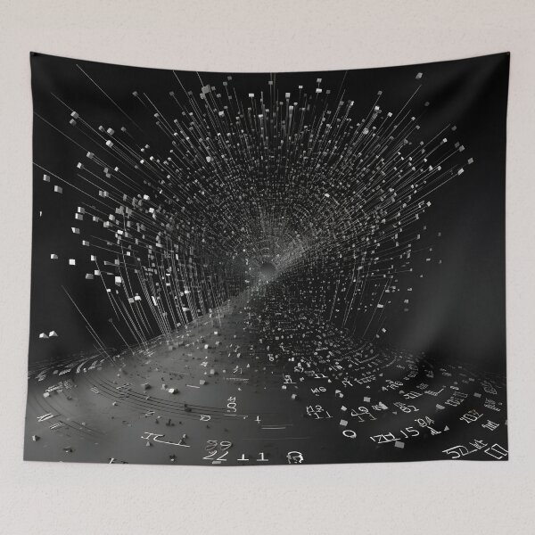 Item preview, Dark digital 3 dimensional abstract print designed and sold by dcrc.