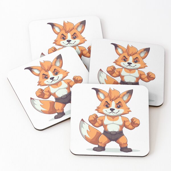 Item preview, Cute Bodybuilder Fox designed and sold by Amir Faysal.