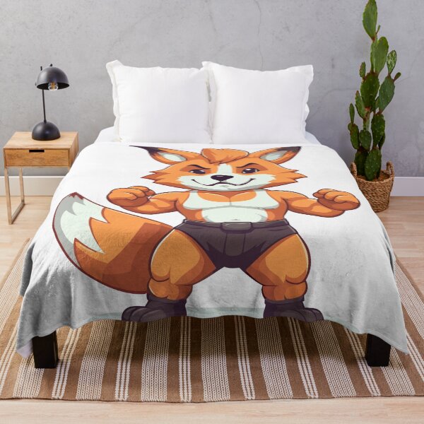 Item preview, Cute Bodybuilder Fox designed and sold by Amir Faysal.