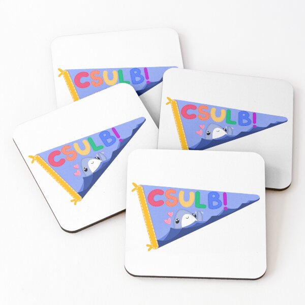 Item preview, CSULB  shark pennant cal state Long Beach  designed and sold by avadoodle.
