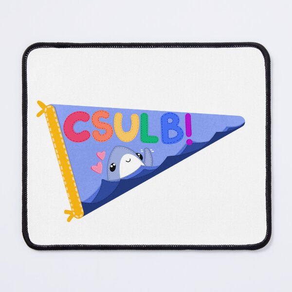 Item preview, CSULB  shark pennant cal state Long Beach  designed and sold by avadoodle.