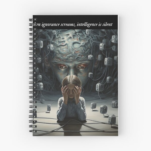 Item preview, When ignorance screams, intelligence is silent designed and sold by Eammonka79.