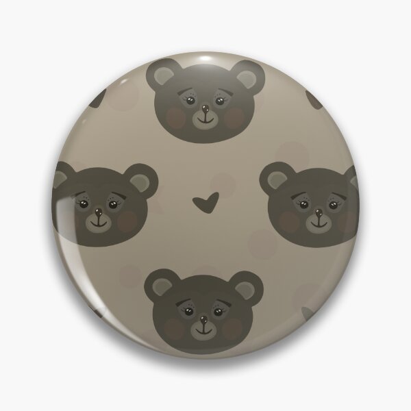 Item preview, Brown bear seamless pattern designed and sold by OM-lova.