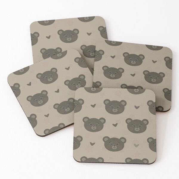 Item preview, Brown bear seamless pattern designed and sold by OM-lova.