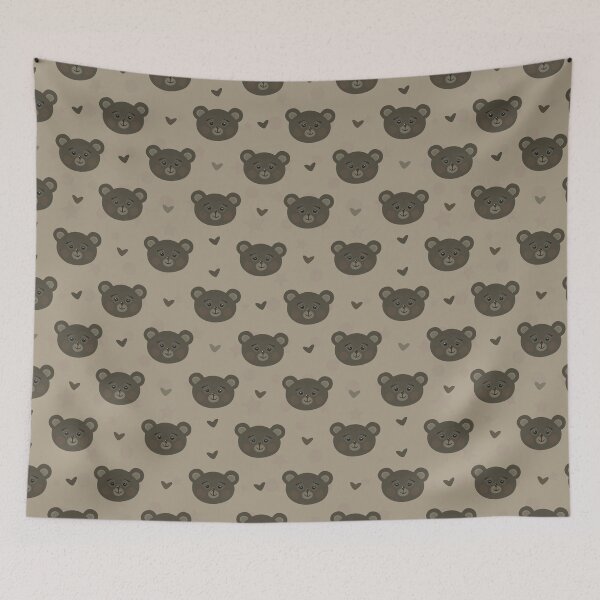 Item preview, Brown bear seamless pattern designed and sold by OM-lova.