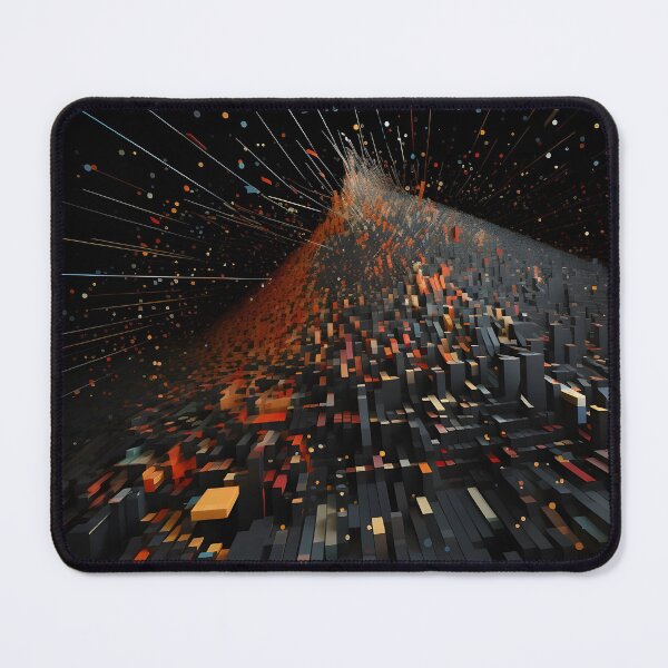 Item preview, dark digital 3 dimensional abstract print designed and sold by dcrc.