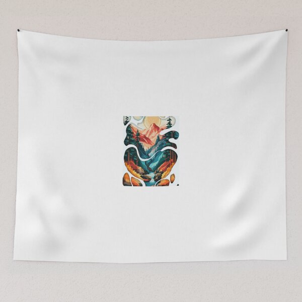 Item preview, Nature's Tapestry: Minimalist Watercolor Serenity designed and sold by halilkineyn.