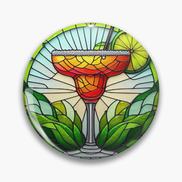 Aperçu de l'œuvre Margarita colorée en vitrail Devine créée et vendue par Mundo Margarita.