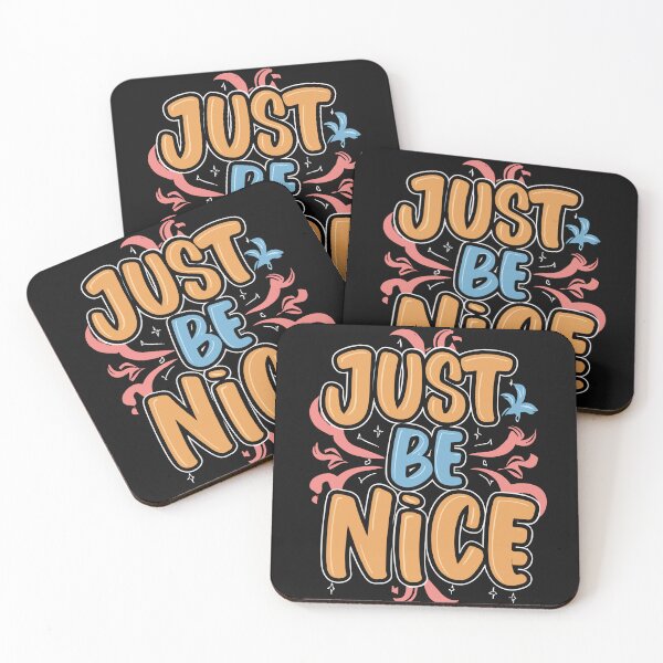 Item preview, Just Be Nice designed and sold by artbyfattah.