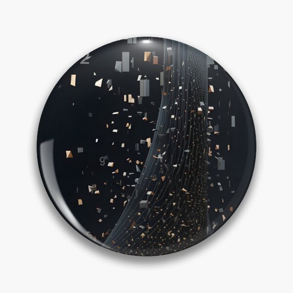 Item preview, dark digital 3 dimensional abstract print designed and sold by dcrc.