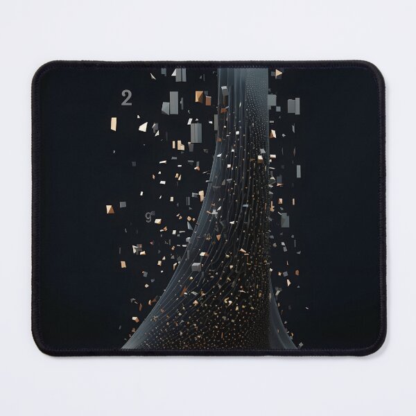 Item preview, dark digital 3 dimensional abstract print designed and sold by dcrc.
