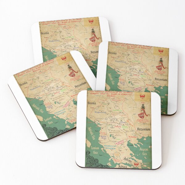 Item preview, Serbian Empire map designed and sold by Stefan Z..