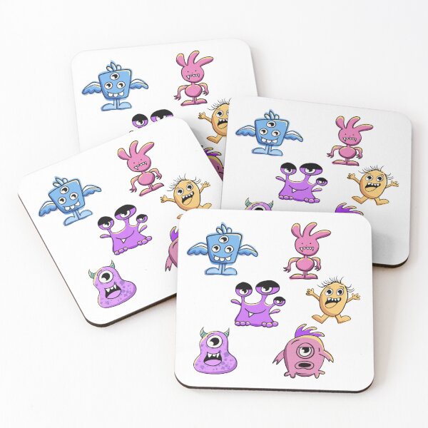 Item preview, monsters 1 designed and sold by Surreal Ilustra.