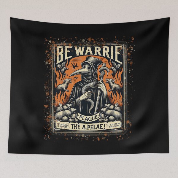 Item preview, Vintage Plague Doctor, bewarrie, the apelae designed and sold by CrisMor-Art.