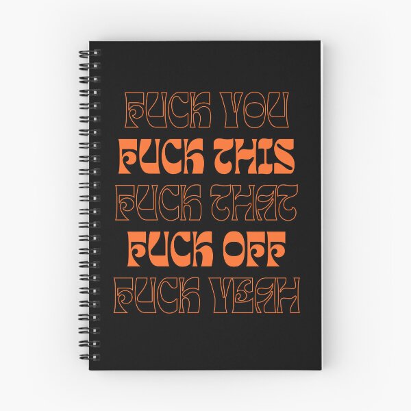 Item preview, Vete a la mierda. A la mierda esto. Que se joda eso. Vete a la mierda. Joder, sí. Tipografía retro naranja designed and sold by Kozachka.