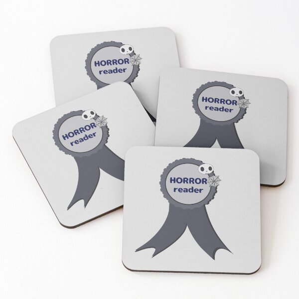 Item preview, Horror reader badge designed and sold by ceyin.