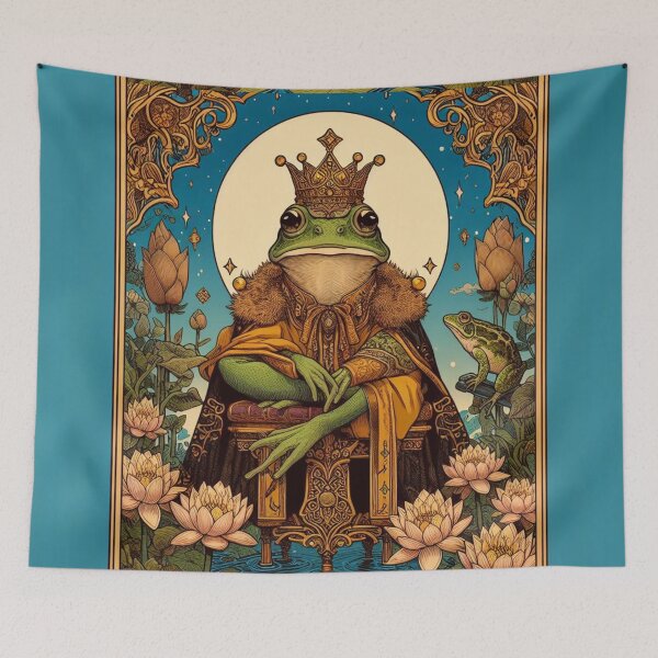 Item preview, king frog designed and sold by Greydate.