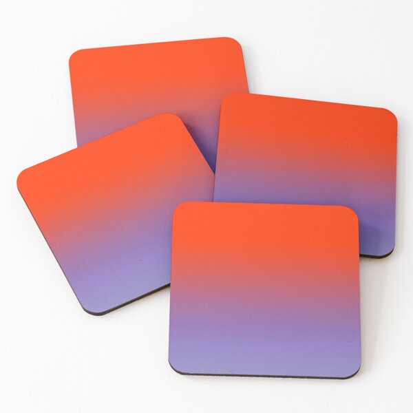 Item preview, Modern Tones Ombre/Orange Red Light Violet designed and sold by ozcushions.