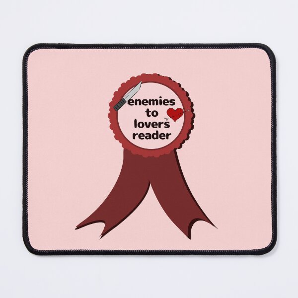 Item preview, Enemies to lovers reader badge designed and sold by ceyin.