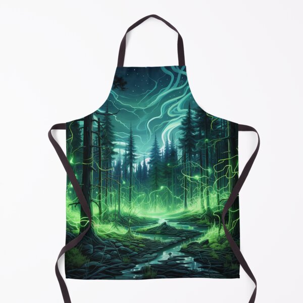 Item preview, Electrifying Forest - Fantasy Landscape designed and sold by AiHead.