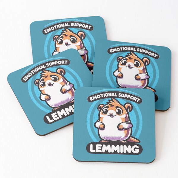 Item preview, Emotional Support Lemming designed and sold by Sir Meow Meow.