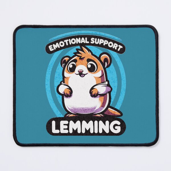 Item preview, Emotional Support Lemming designed and sold by Sir Meow Meow.