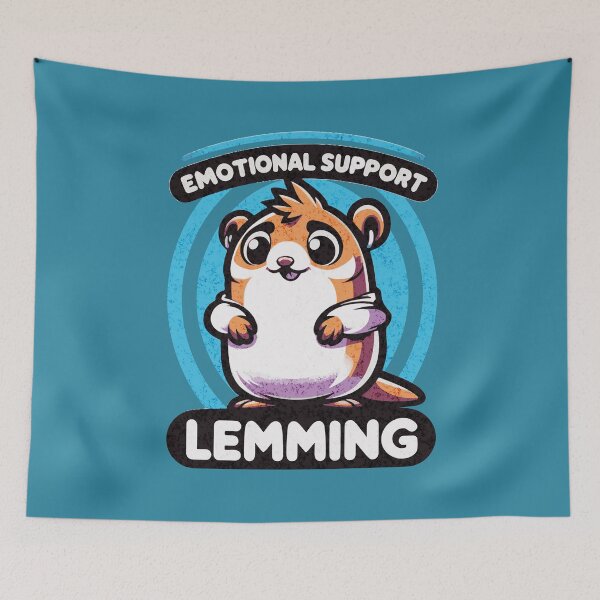 Item preview, Emotional Support Lemming designed and sold by Sir Meow Meow.