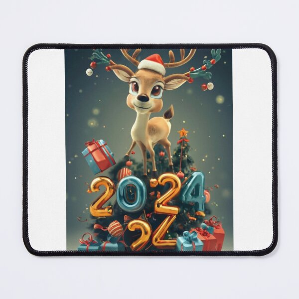Item preview, Cheerful Baby Reindeer Christmas Celebration designed and sold by halilkineyn.