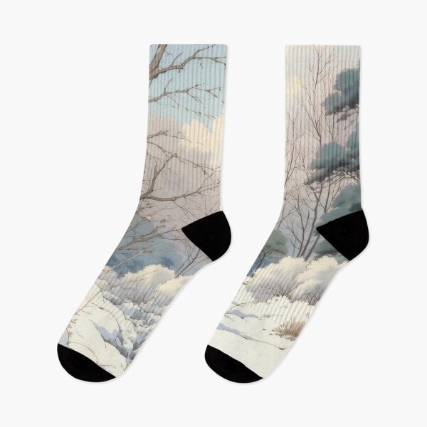 Item preview, 80s Retro Anime Winter Landscape designed and sold by Animania-AnimeS.